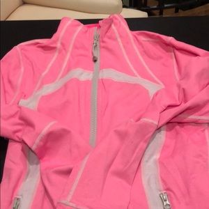 Define stripe Full zip jacket